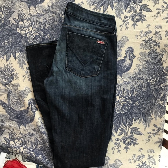 Hudson Low Rise Boot Cut Ellis Jeans Women’s Dark Indigo Blue Wash Denim Size 29 - Picture 3 of 7